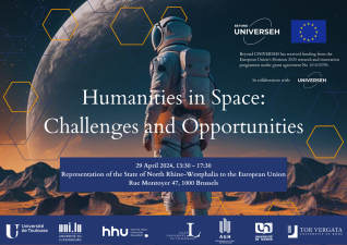 Humanities in Space: Challenges and Opportunities